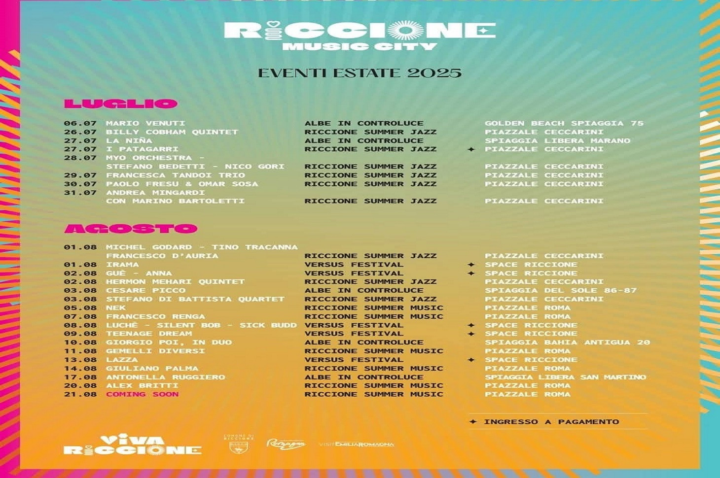 media.calendario musica 2025 