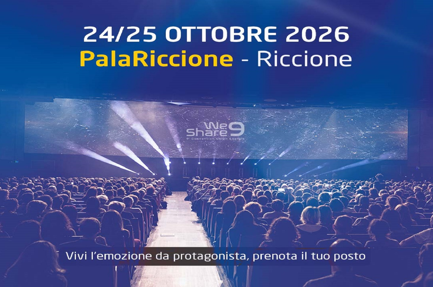 media.WE SHARE 24-25 OTTOBRE 2026 RICCIONE
